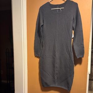 MARC NEW YORK ELEGANT  GRAY STRECH DRESS NWT SIZE M